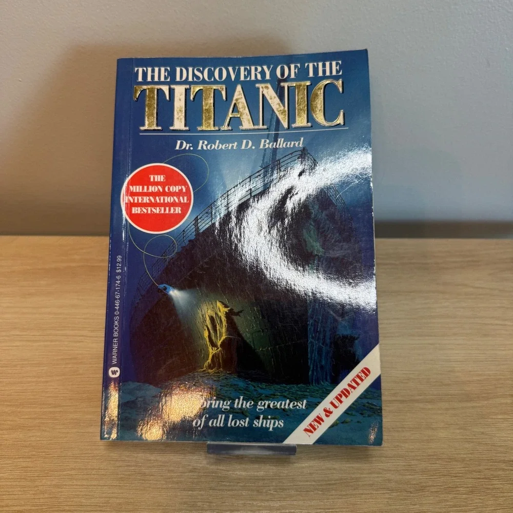 Titanic Book Lot Discovery of the Titanic Robert Ballard Destination Disaster